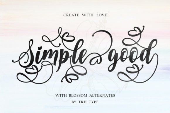 Blooming  Font - Preview 1
