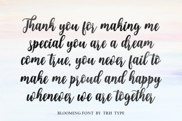Blooming  Font - Preview 3