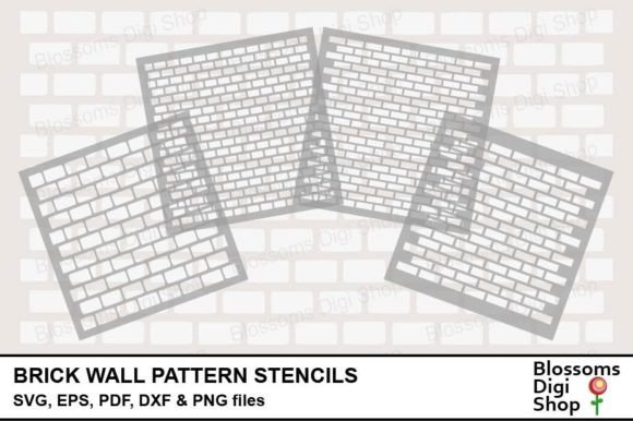 Brick Wall Pattern Stencils