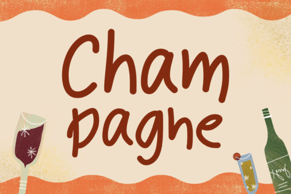 Champagne Font - Preview 4