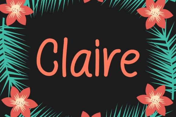 Claire Font - Preview 4