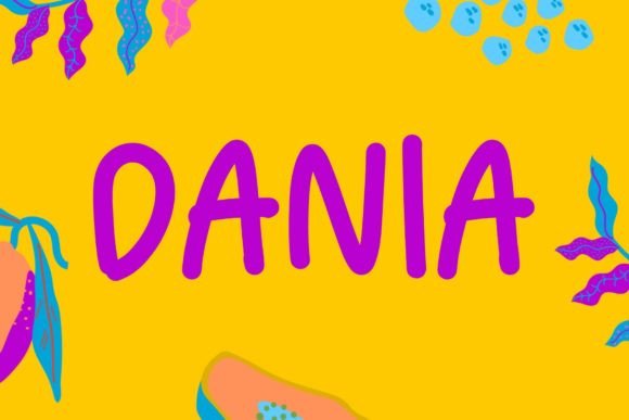 Dania Font - Preview 4