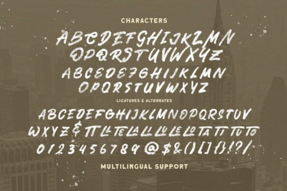 Euphoria Shades Font PNG with transparent background - Preview 6