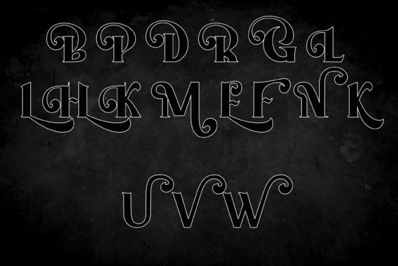 Hooking Font PNG with transparent background - Preview 5