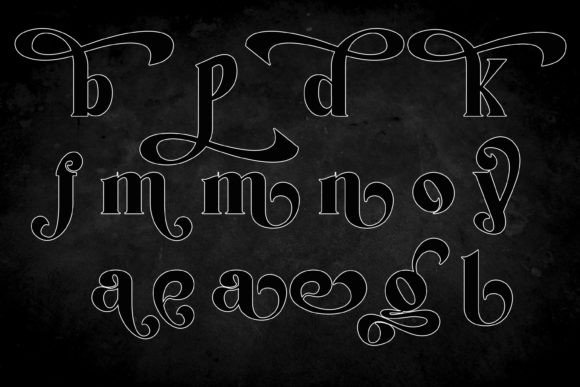Hooking Font PNG with transparent background - Preview 6
