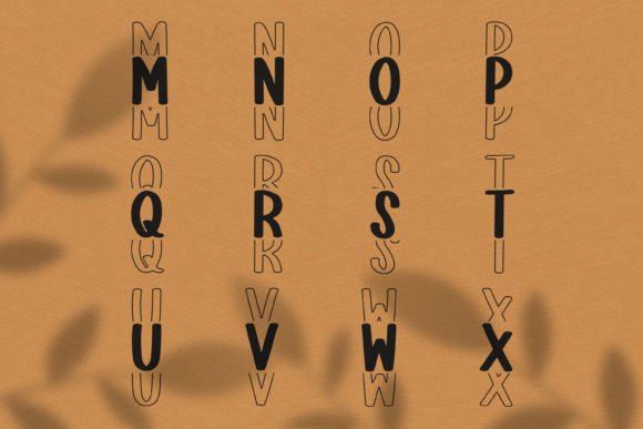 Infilayer Font PNG with transparent background - Preview 2