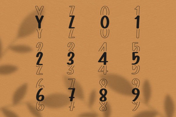 Infilayer Font PNG with transparent background - Preview 3