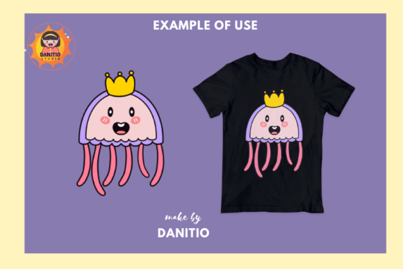 Jelly Fishs Font PNG with transparent background - Preview 2