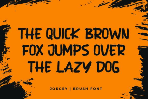 Jorgey Font PNG with transparent background - Preview 1