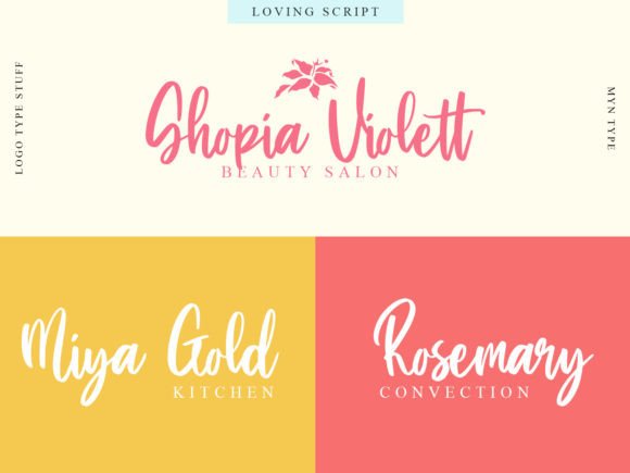 Loving Script Font PNG with transparent background - Preview 1