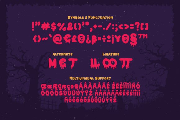 Mabuzs Font PNG with transparent background - Preview 2