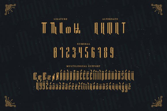 Mighty Side Font PNG with transparent background - Preview 2