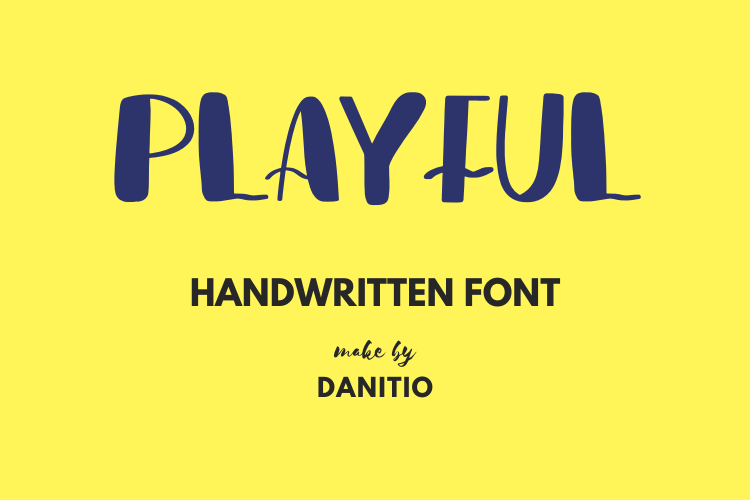 Playful Font by danita.kukkai preview