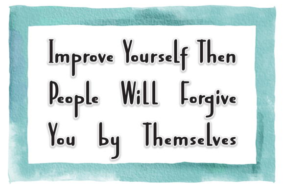 Polite Remind Font PNG with transparent background - Preview 2