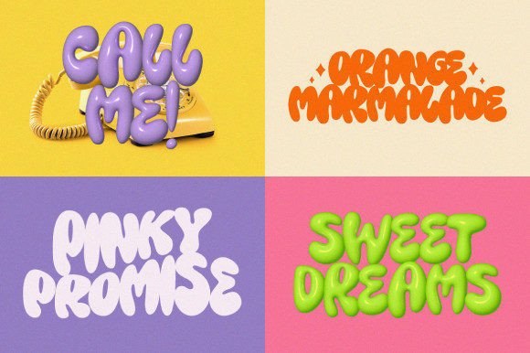 Purple Magic Font PNG with transparent background - Preview 3