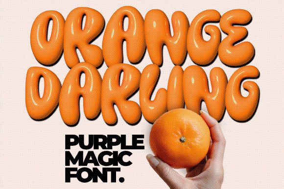 Purple Magic Font PNG with transparent background - Preview 5
