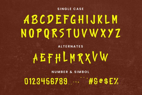 Ranch Field Font PNG with transparent background - Preview 6