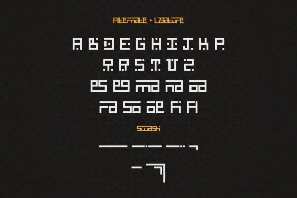 Respati Font PNG with transparent background - Preview 3