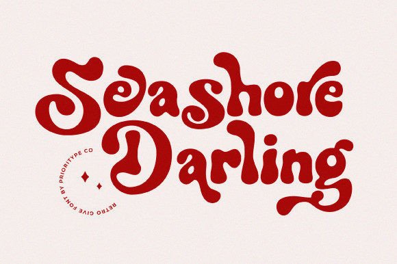 Retro Give Font PNG with transparent background - Preview 2