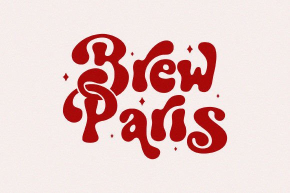 Retro Give Font PNG with transparent background - Preview 6