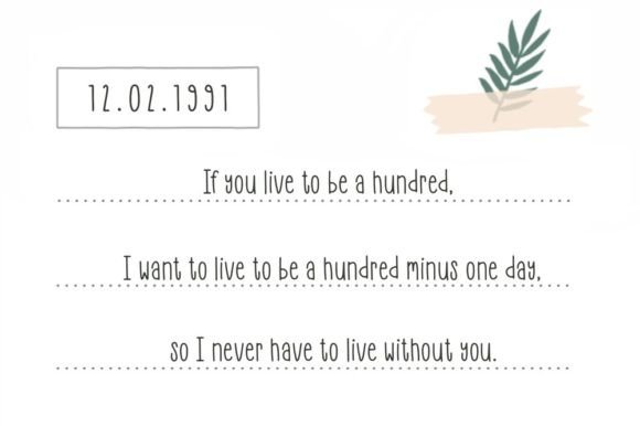 Short Note Font PNG with transparent background - Preview 1