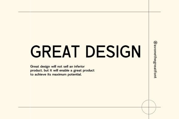 Avone Font - Preview 3