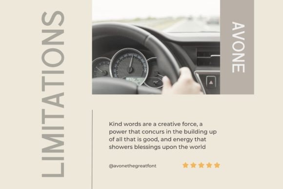 Avone Font - Preview 5