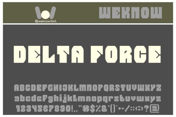 Aftermath Font - Preview 1