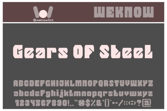 Aftermath Font - Preview 2