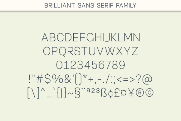 Brilliant Font - Preview 4