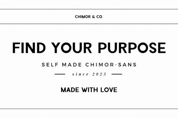 Chimor Font - Preview 2