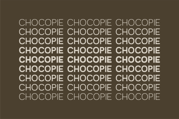 Chocopie Font - Preview 1