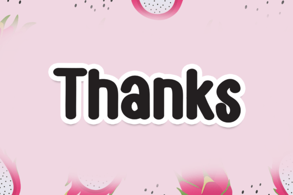 Dragon Fruit Font - Preview 6