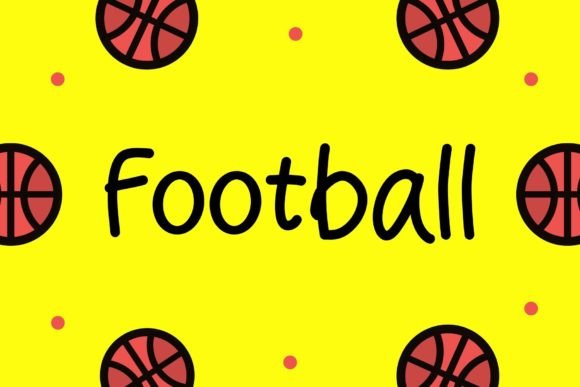 Football Font - Preview 4