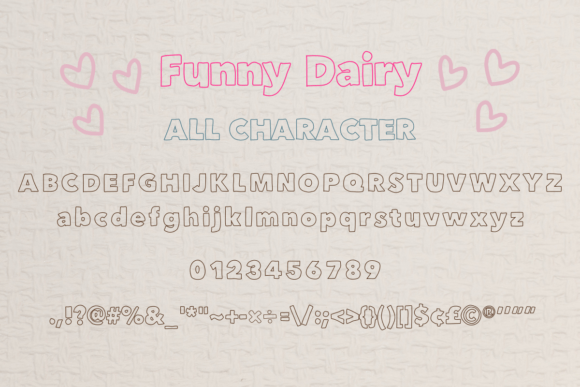 Funny Diary Font - Preview 5