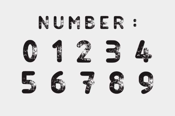 Grock Force Font PNG with transparent background - Preview 4