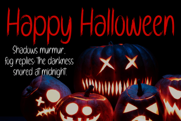 Haunted Castle Font PNG with transparent background - Preview 4