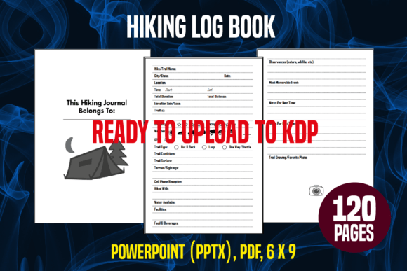 Hiking Log Book. Kdp Interior