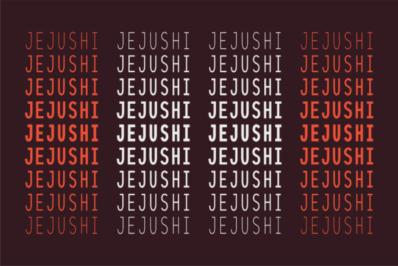 Jejushi Font PNG with transparent background - Preview 1
