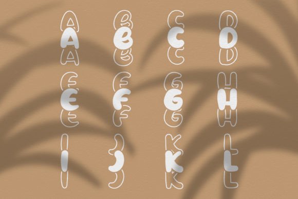 Layerlux Font PNG with transparent background - Preview 1