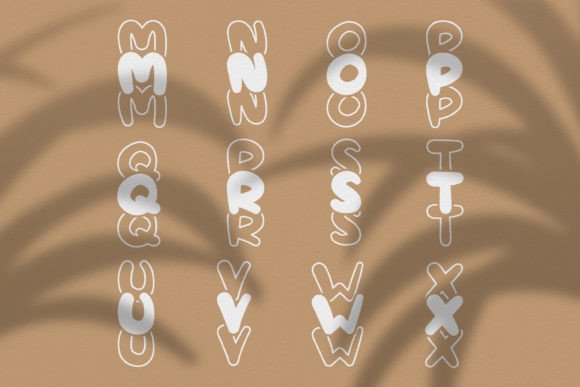 Layerlux Font PNG with transparent background - Preview 2