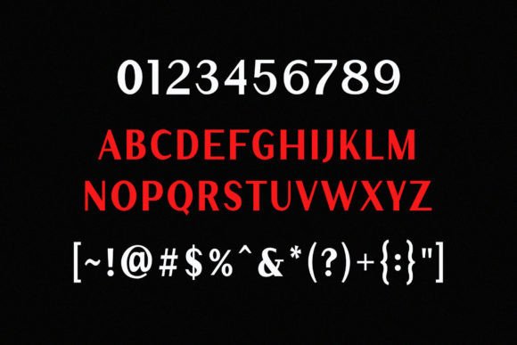 Maktron Font PNG with transparent background - Preview 4