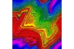 Rainbow Marble Texture Seamless Pattern Graphic by Fstock · Creative ...