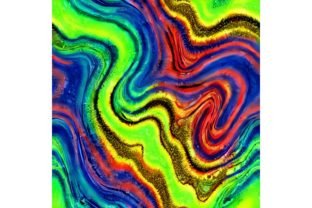 Rainbow Marble Texture Seamless Pattern Graphic by Fstock · Creative ...