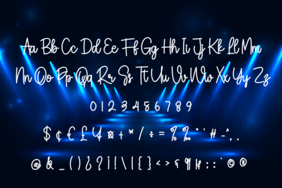 Runway Font PNG with transparent background - Preview 4