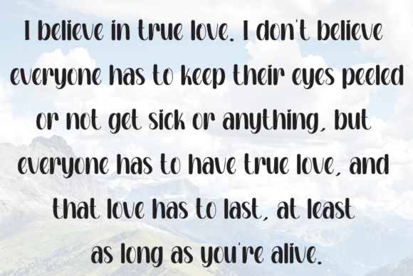 Simple Gift Font font preview - 4