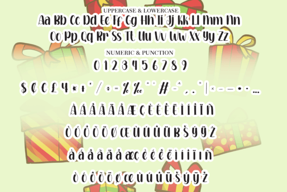 Simple Gift Font font preview - 5