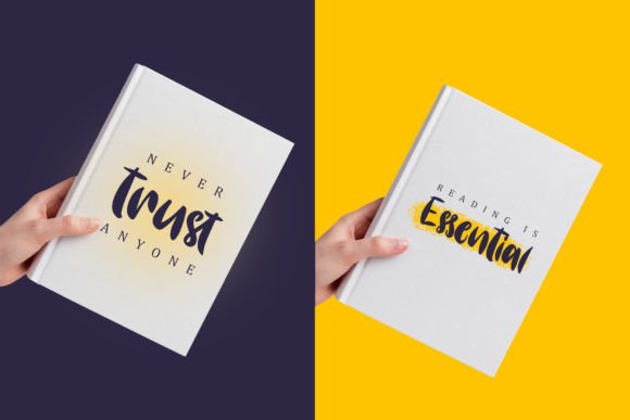 Smile Yellow Font PNG with transparent background - Preview 2
