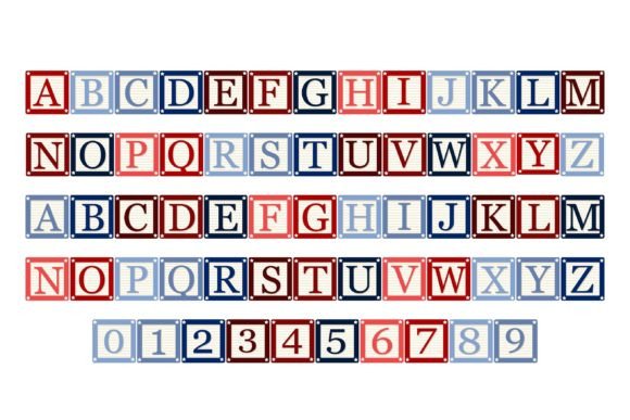 Americana Blocks Font - Preview 1