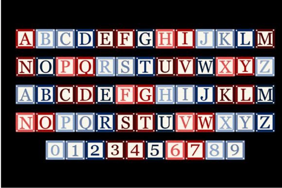 Americana Blocks Font - Preview 2